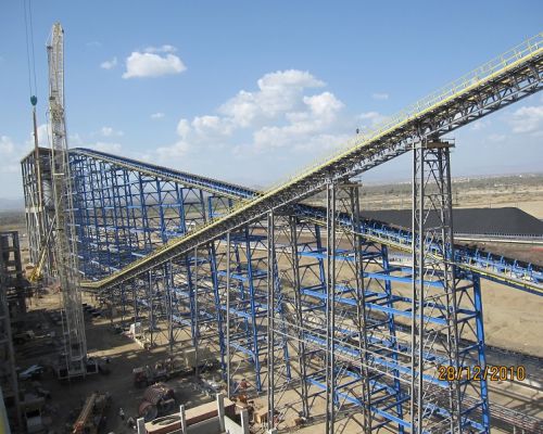Nastro trasportatore di trasporto verso il basso